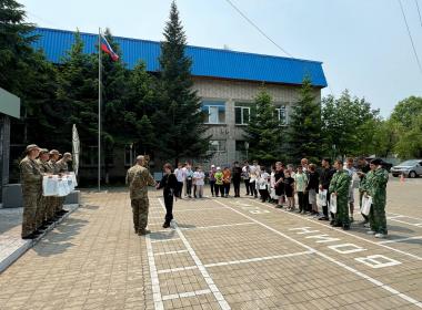 Центр «ВОИН» провёл военно-спортивный квест ко Дню защиты детей