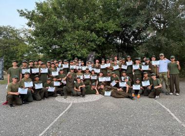 В Калмыкии завершилась пятая смена «Время юных героев».