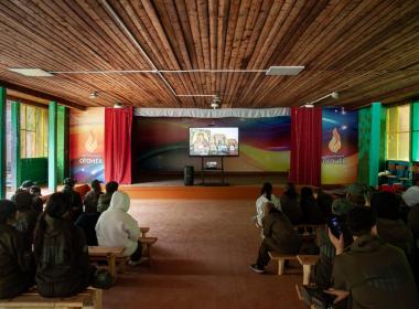 Курсантам Центра «ВОИН» в Бурятии показали фильм о героях-волонтёрах