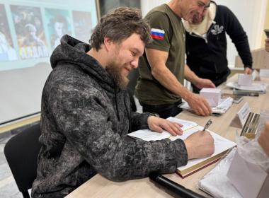 В филиале Центра «ВОИН» в Свердловской области прошел специальный показ первого широкоэкранного фильма о СВО «Алдан»