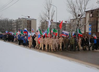 Инструкторы и курсанты чеченского отделения Центра «ВОИН» поддержали участников СВО