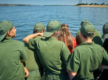 Курсанты межрегиональной смены «Время юных героев» почтили память защитников Сталинграда