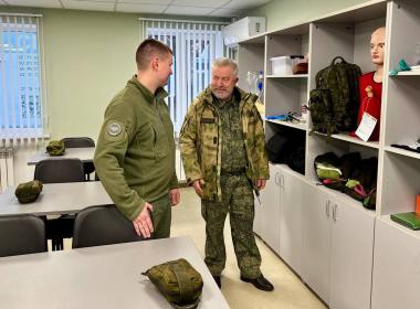Сегодня проверил работу Центра «ВОИН» в Луганской Народной Республике