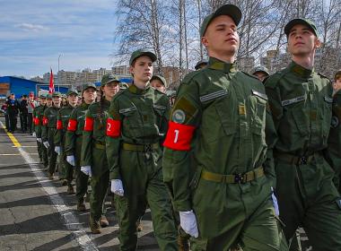 Кемеровские курсанты Центра «ВОИН» начали подготовку к Параду Победы